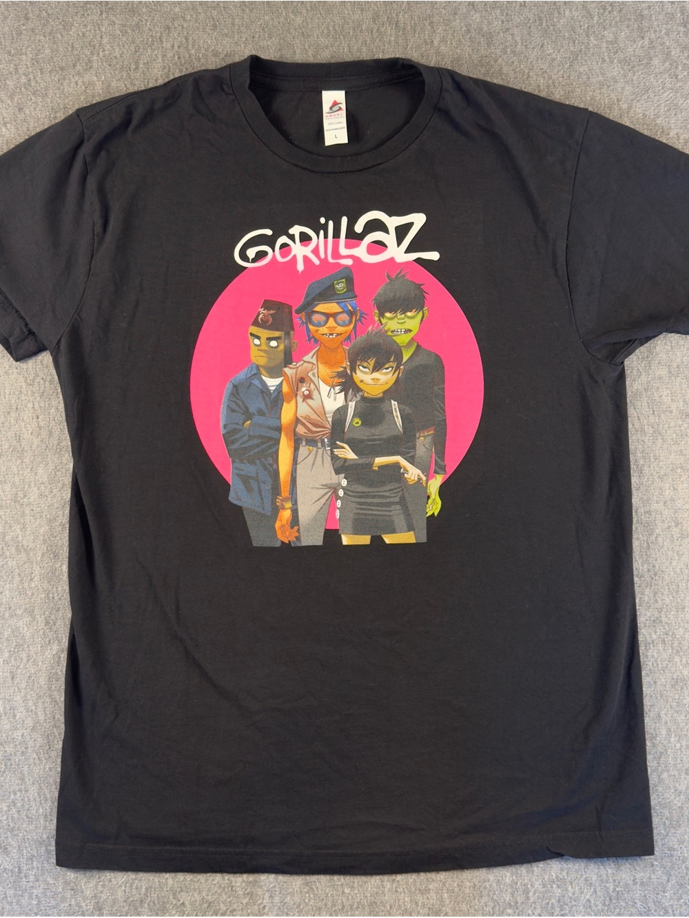 Gorillaz Shirt Mens Large Black 2D Murdoc Noodle Tee T-Shirt Smart Blanks